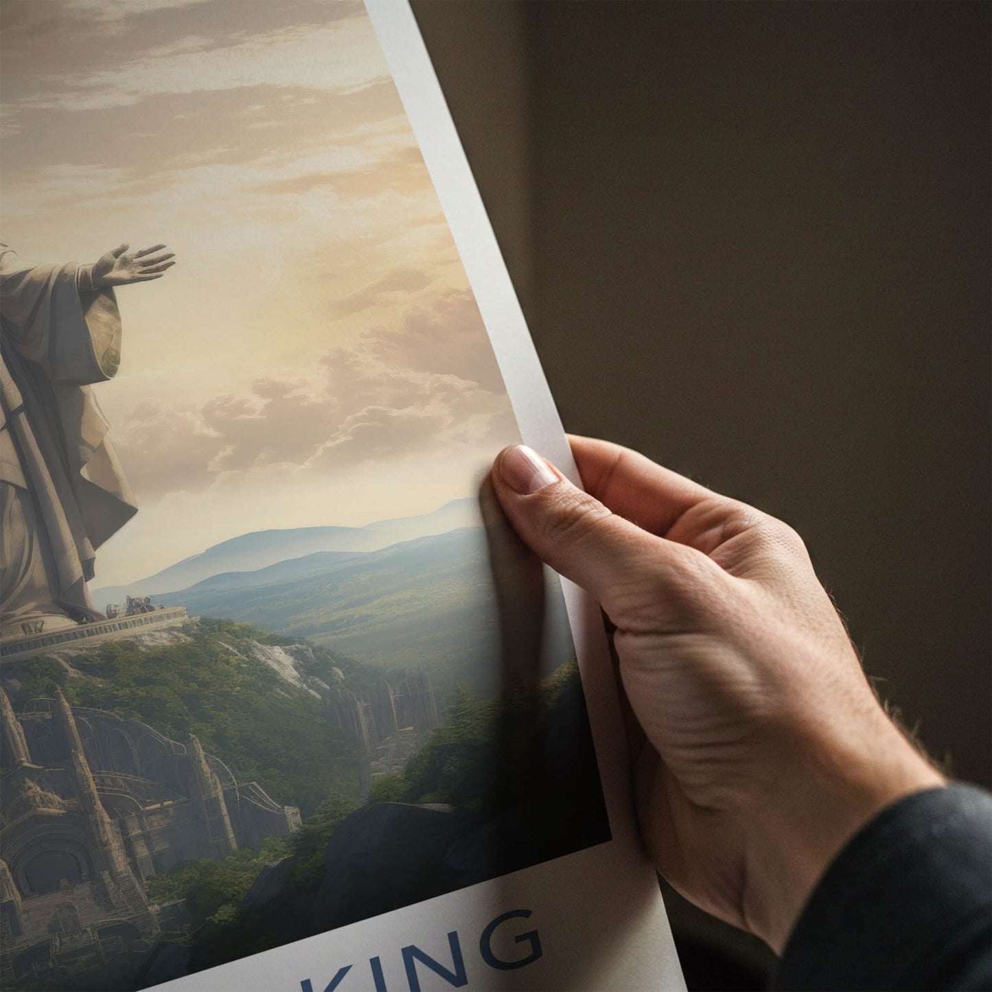 Christ the King Poster - Poland Wall Art - Majestic Christ Statue Home Decor