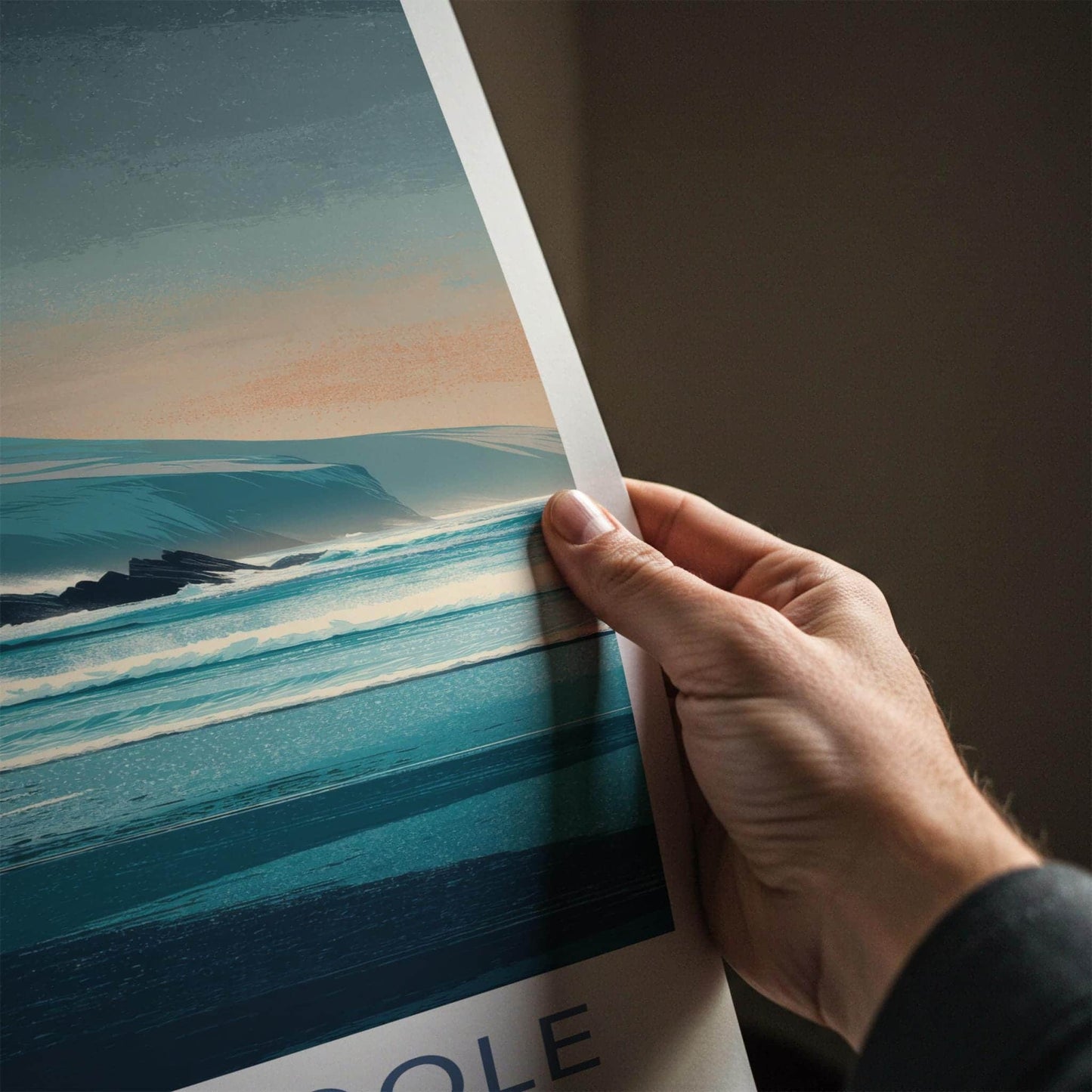Coumeenole Poster - Ireland Scenic Art - Ocean Cliffs Home Decor