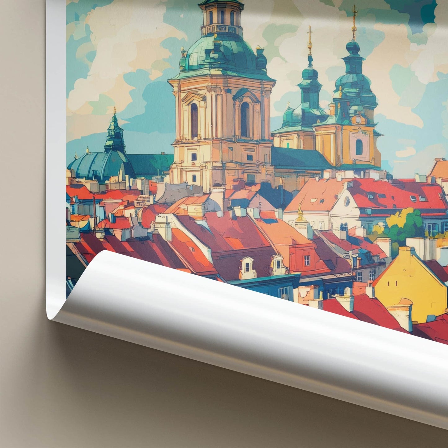Czestochowa Poster - Poland Wall Art - Old Town Architecture Home Decor