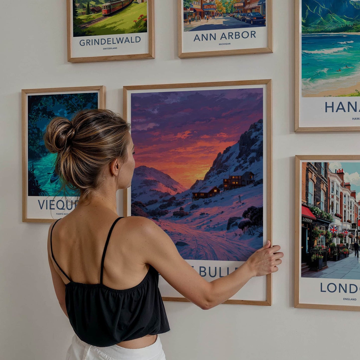Mount Buller Poster - Australia Travel Art