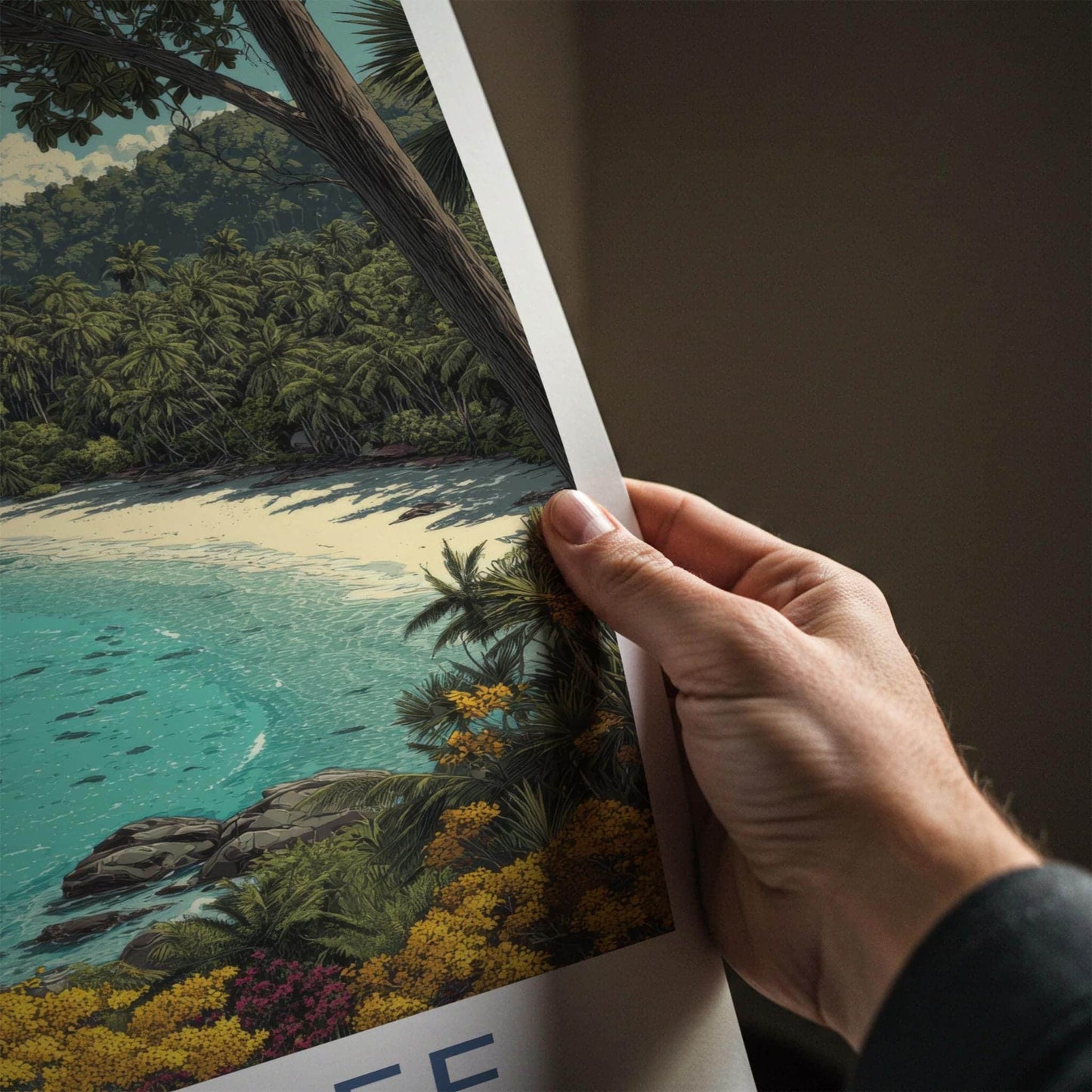 Daintree Poster - Australia Travel Art - Lush Coastal View Home Decor