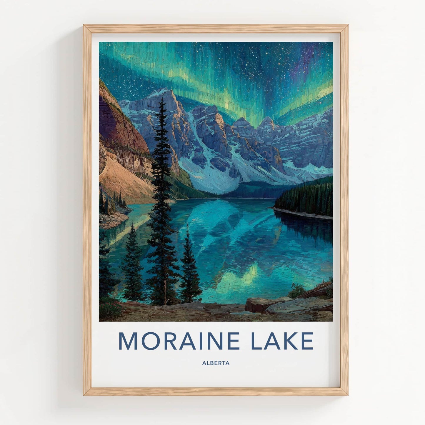 Moraine Lake Poster - Alberta Travel Art