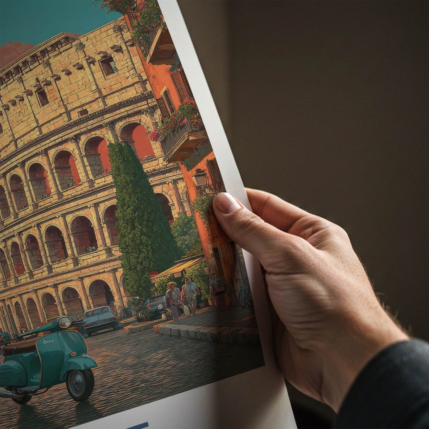 ROME Poster - ITALY Travel Art