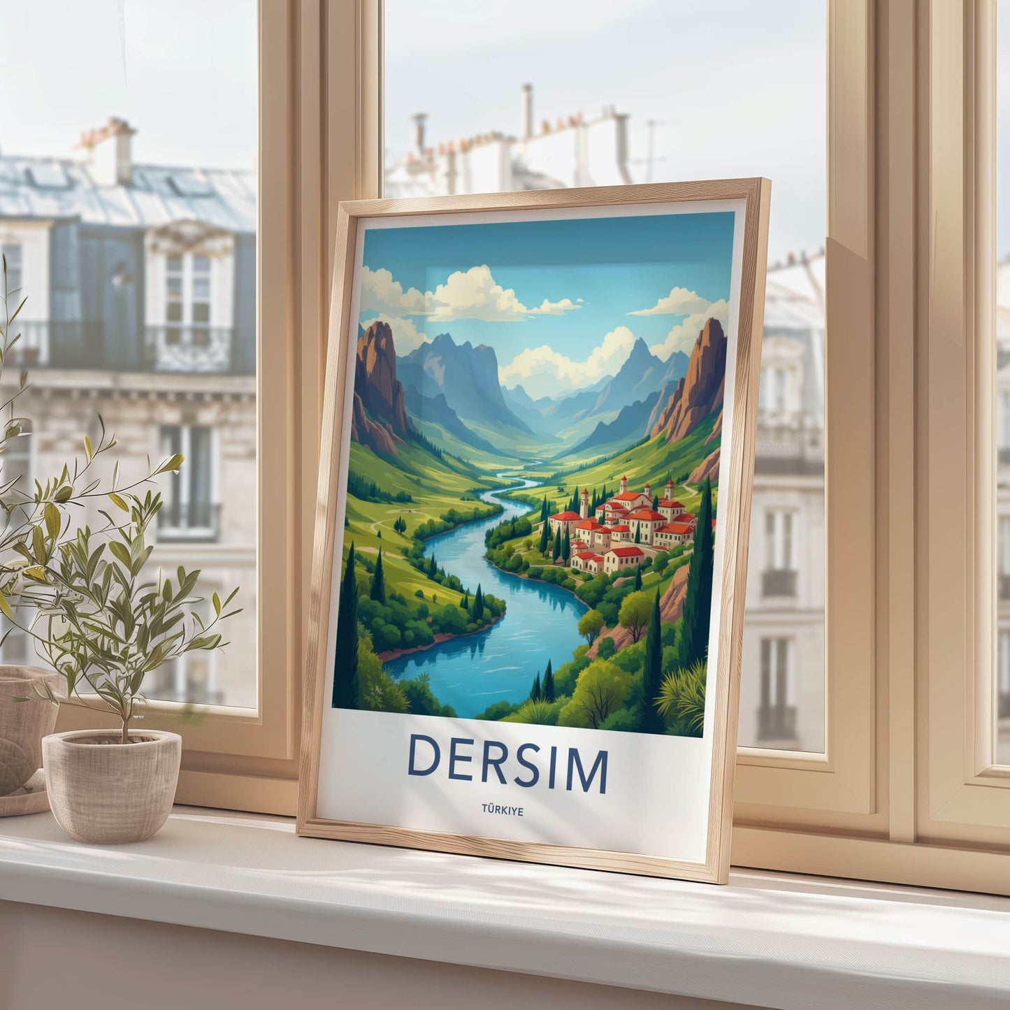 Dersim Poster - Turkey Travel Art - Valley River Village Home Decor
