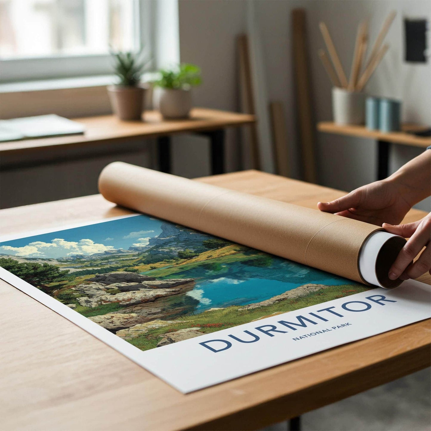 Durmitor Poster - Montenegro Fine Art - Peaceful Alpine Scene Wall Decor
