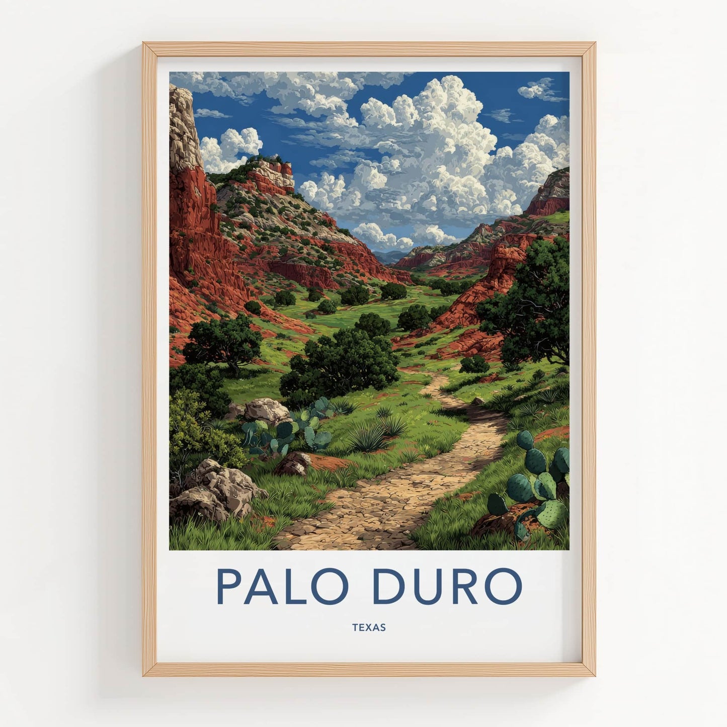Palo Duro Poster - Texas Travel Print
