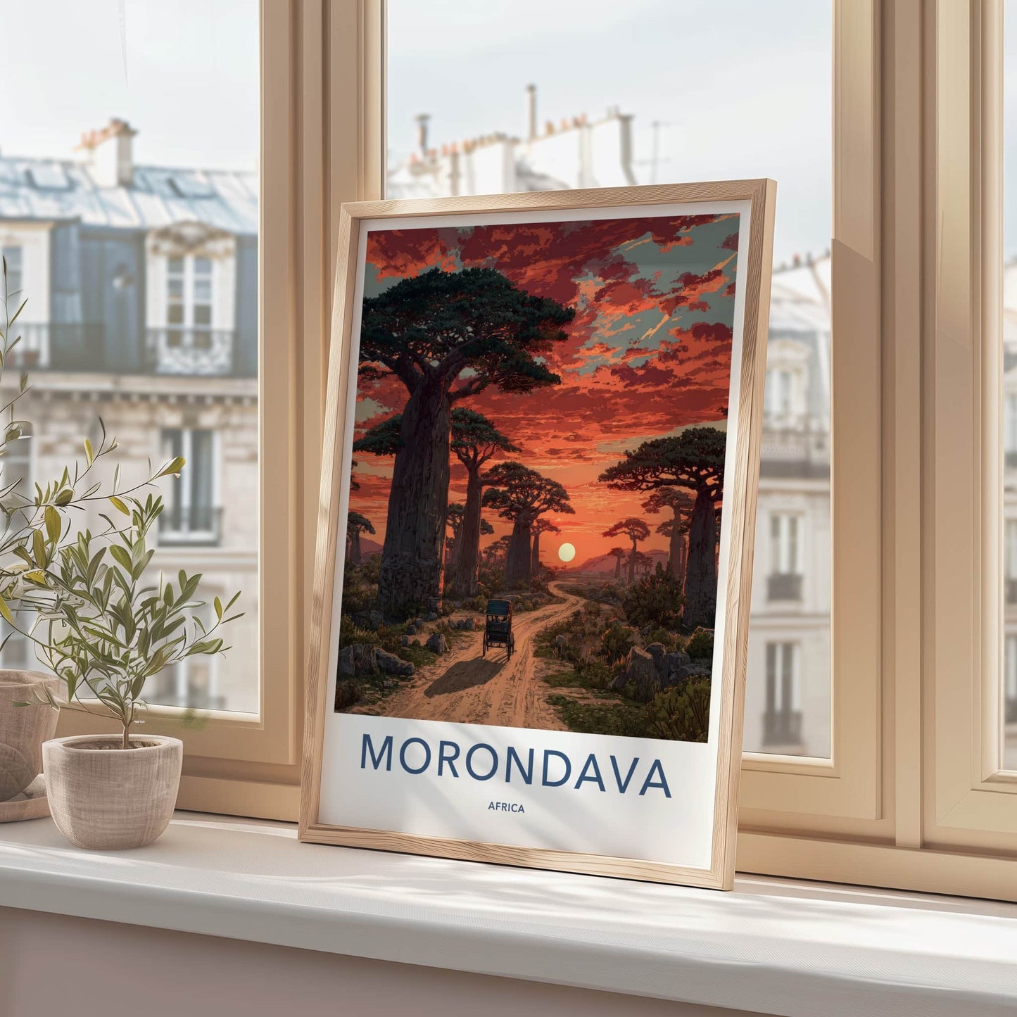 Morondava Poster - Africa Travel Art