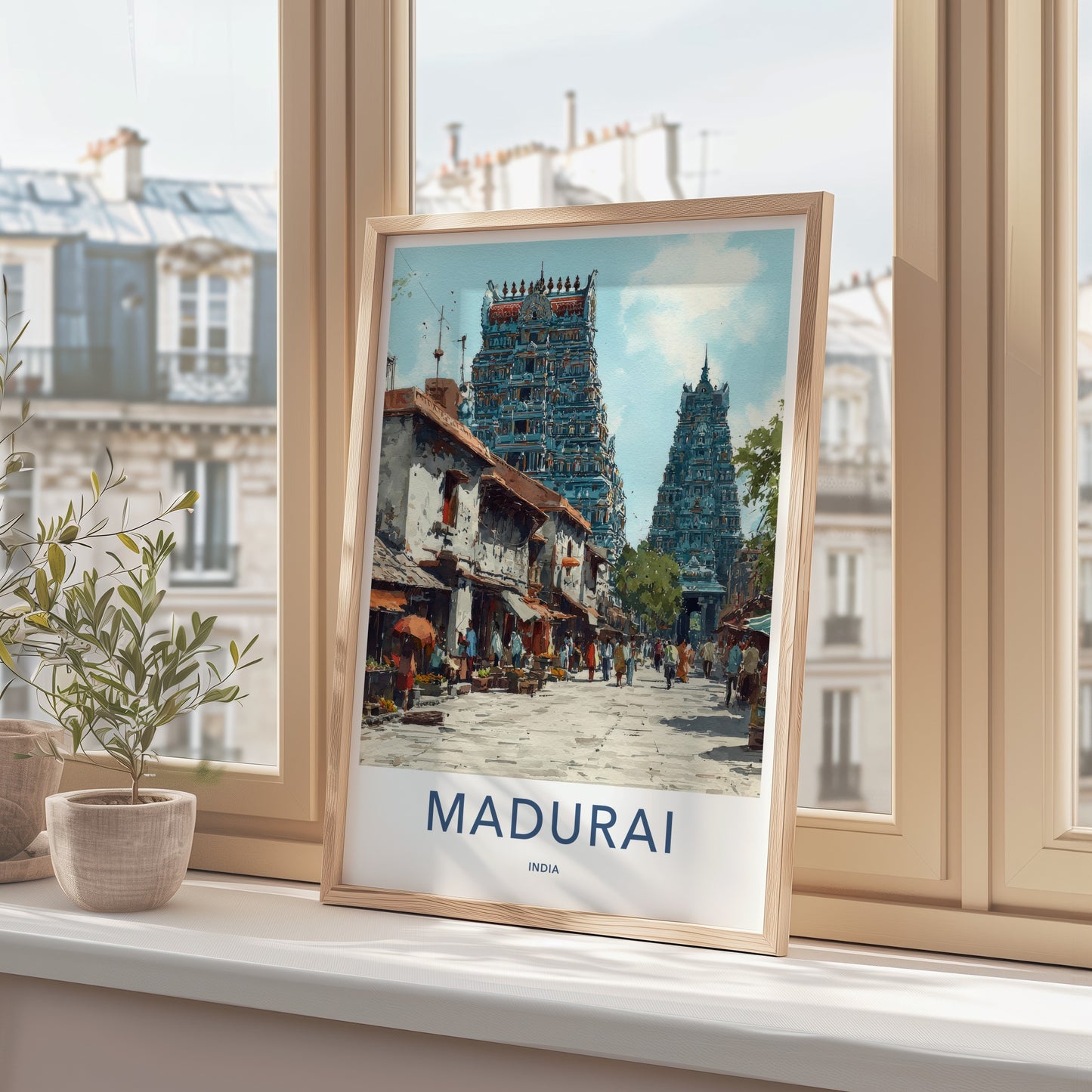 Madurai Poster - India Travel Art