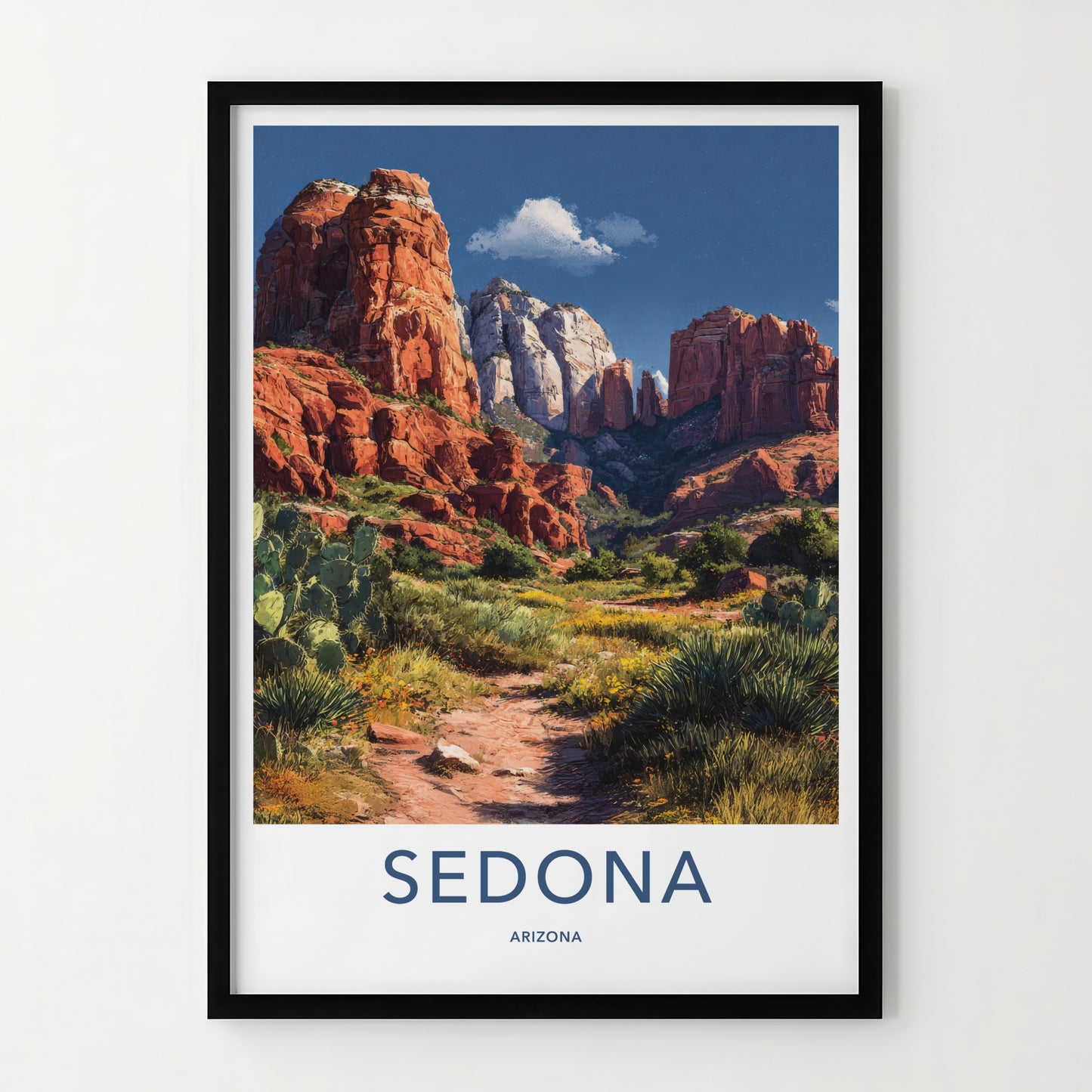 Sedona Poster - Arizona Travel Art