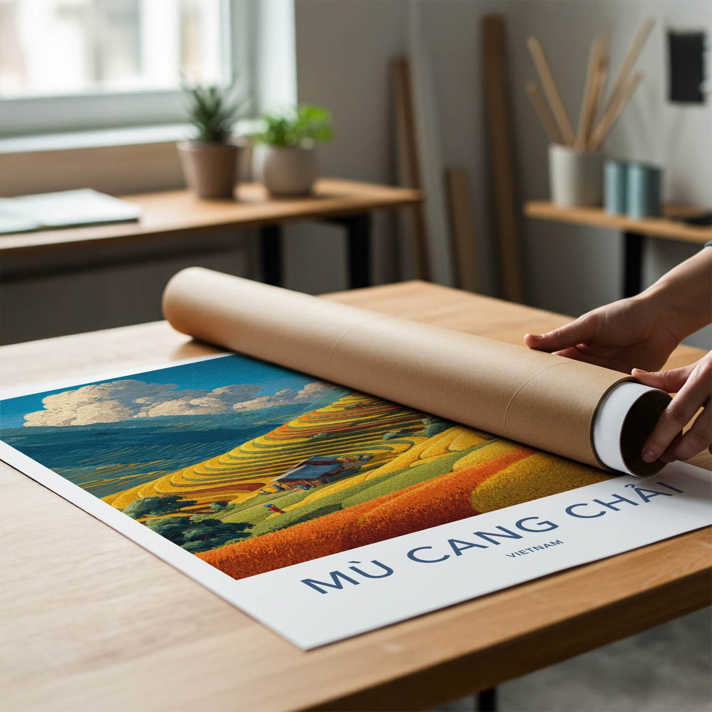 Mu Cang Chai Poster - Vietnam Fine Art