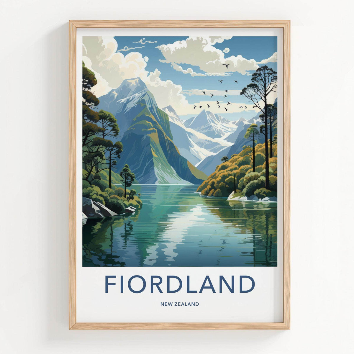Fiordland Wall Art - New Zealand Poster