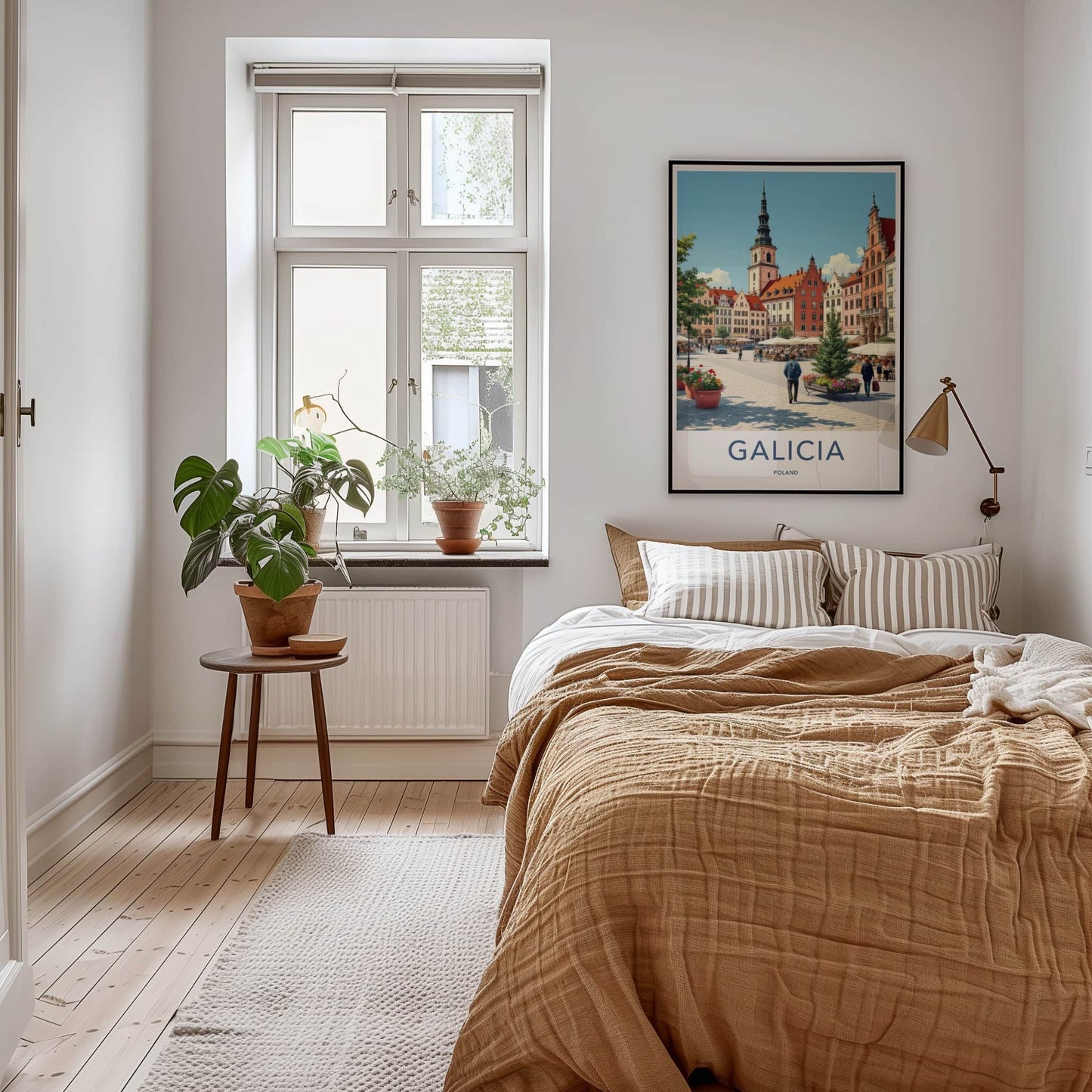 Galicia Poster - Poland Travel Art - Historic Town Square Home Decor