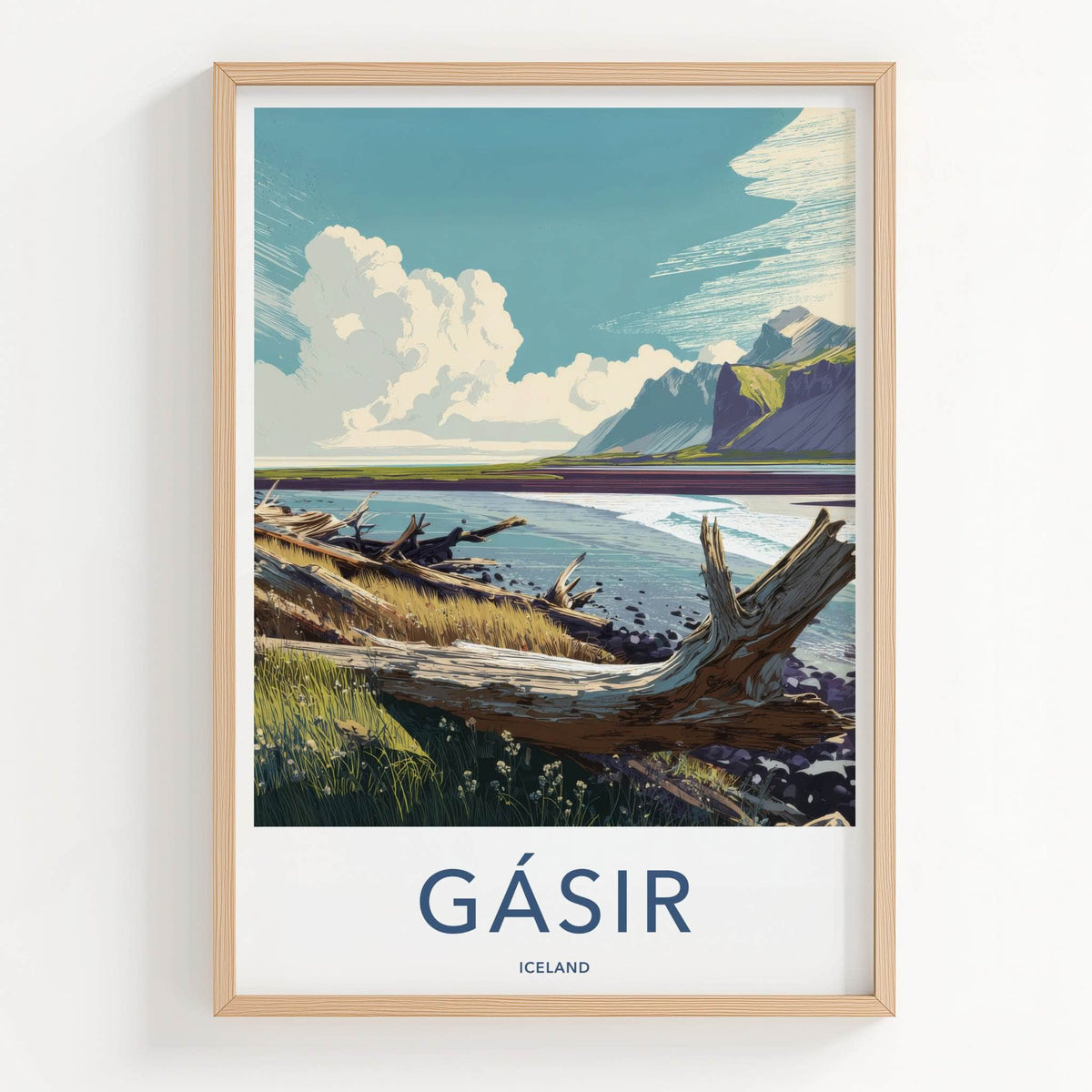 Gasir Poster - Iceland Travel Print