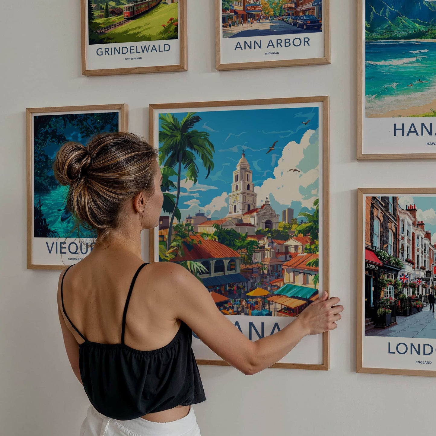 Ghana Poster - Ghana Travel Art - Tropical Coastal Scene Home Decor