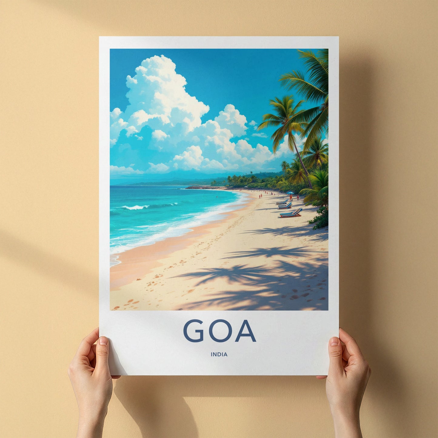 Goa Poster - India Travel Print - Goa Coastal Paradise Framed Decor