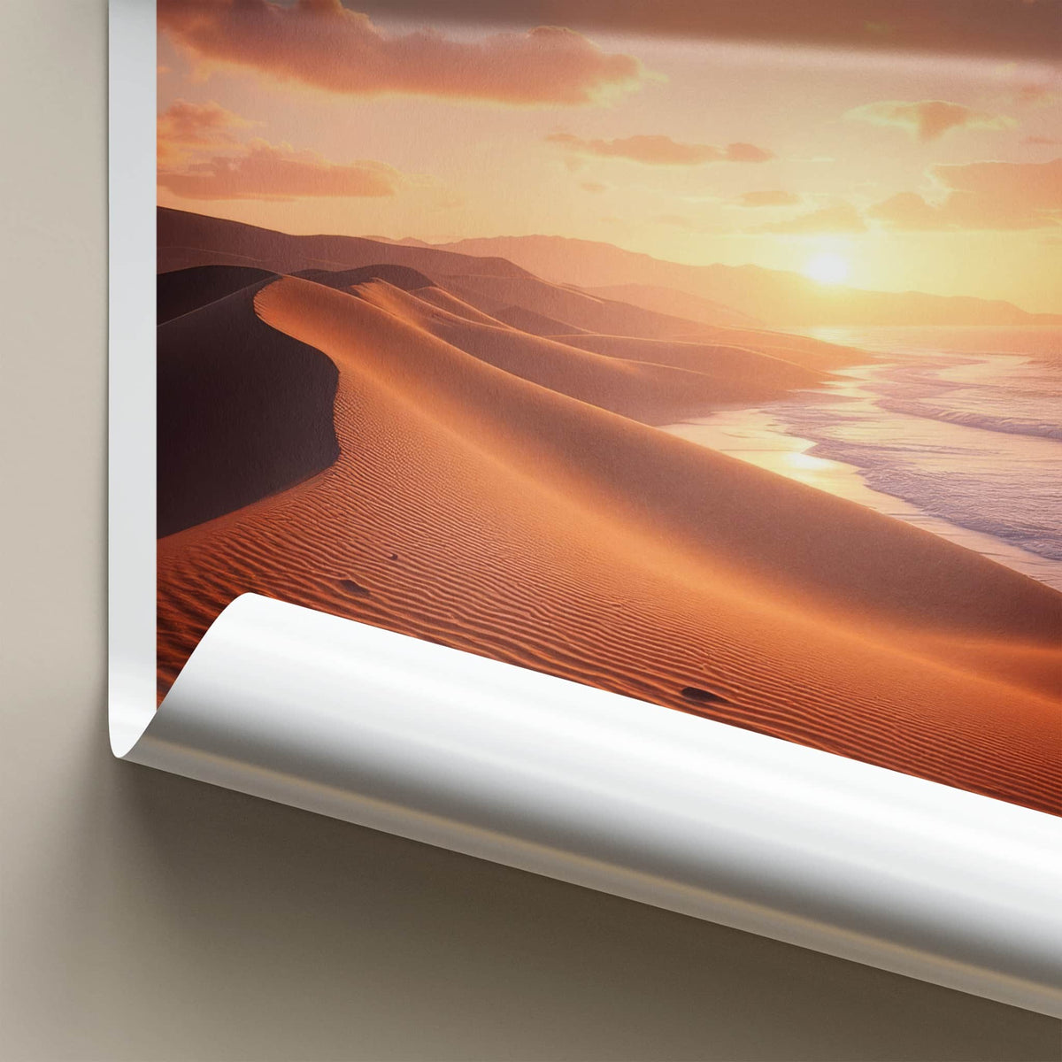 Gran Canaria Poster - Spain Travel Art - Golden Coastal Sunset Wall Decor