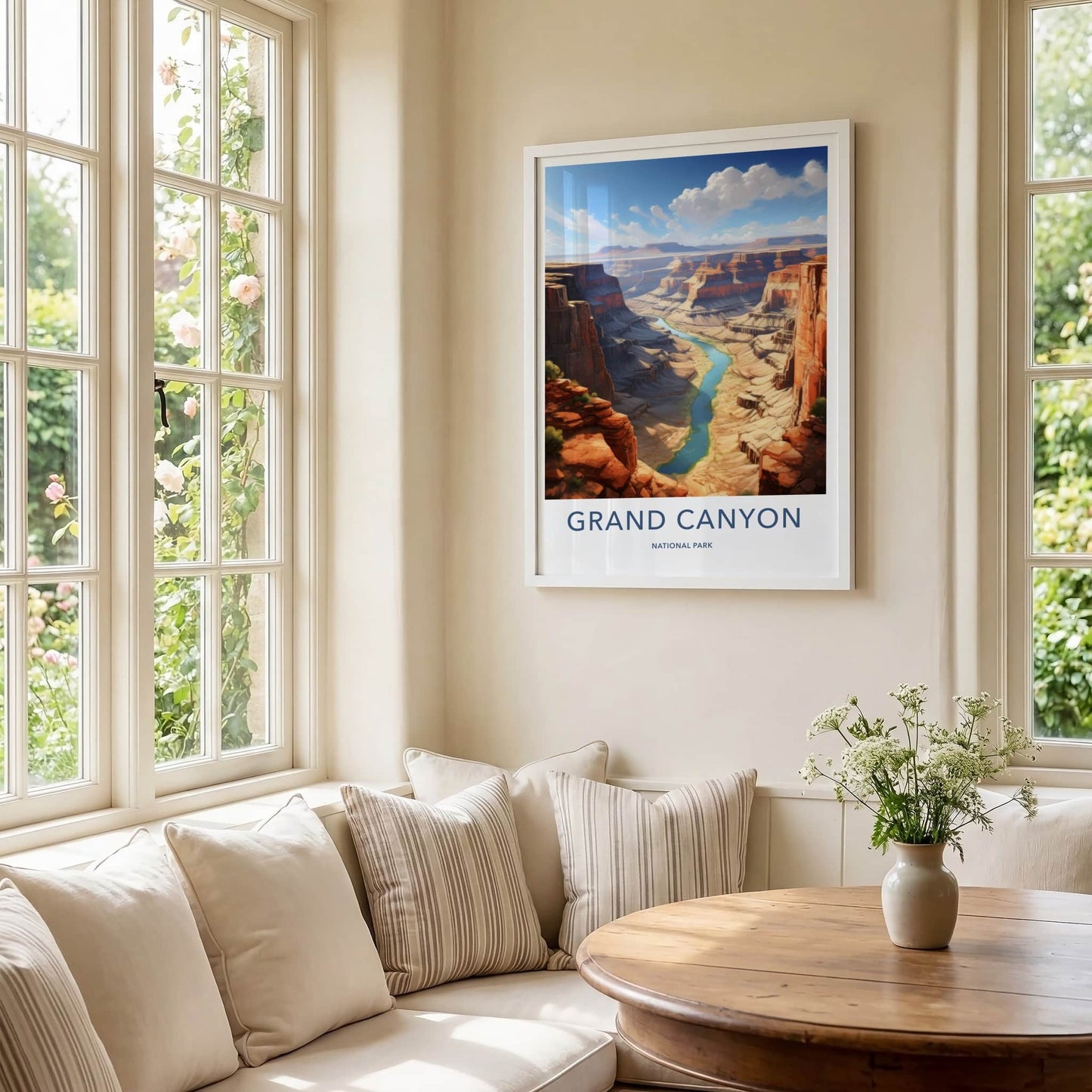 Grand Canyon Poster - Arizona Travel Art - Vast River Canyon Home Decor