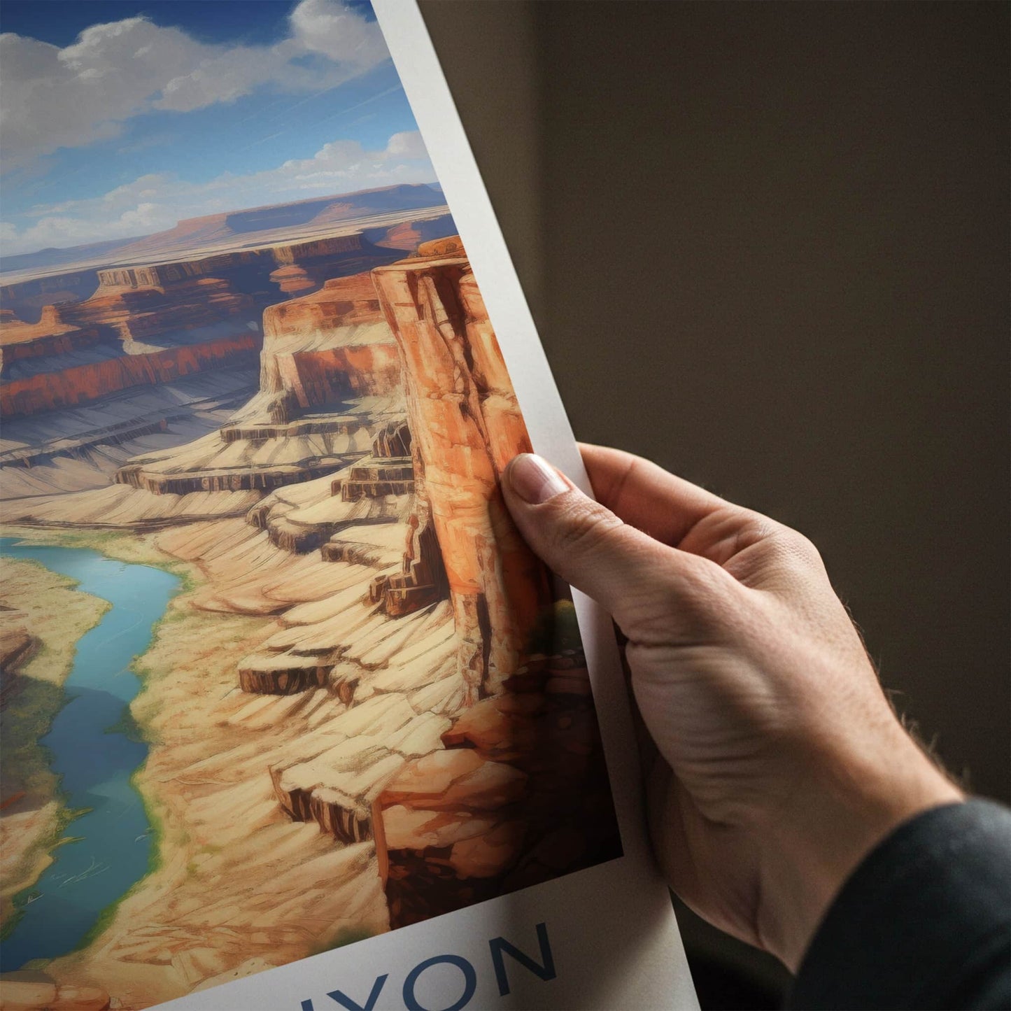 Grand Canyon Poster - Arizona Travel Art - Vast River Canyon Home Decor