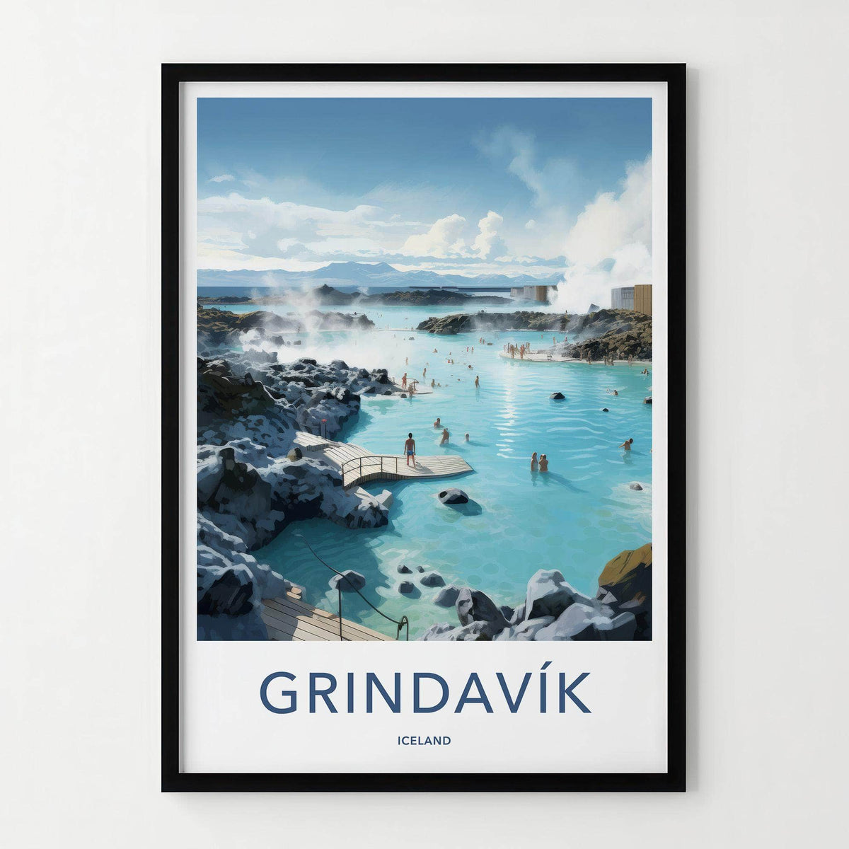 Grindavik Poster - Iceland Wall Art