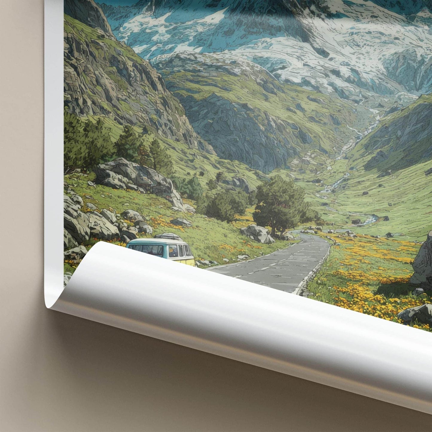 Grossglockner Poster - Austria Travel Art - Alpine Road Journey Home Decor