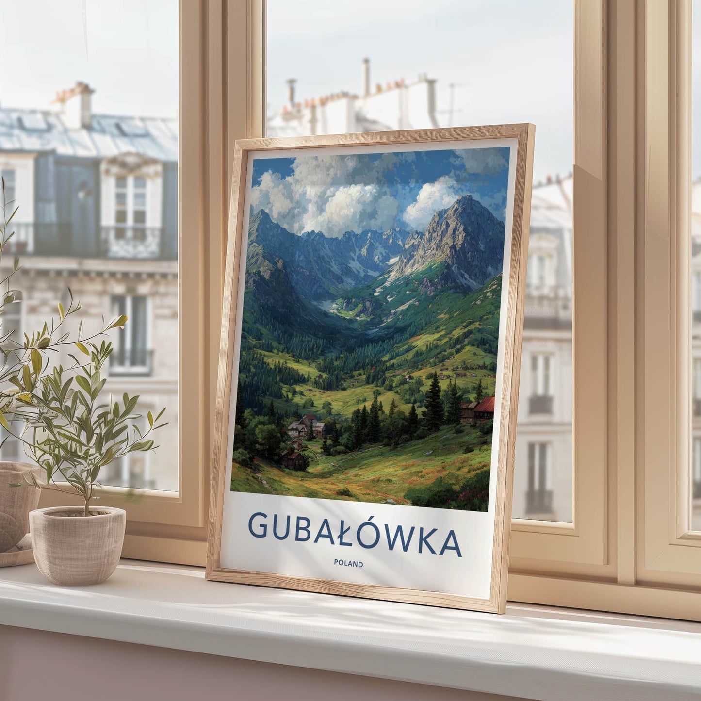Gubal��wka Poster - Poland Travel Art - Mountain Valley Homes Home Decor