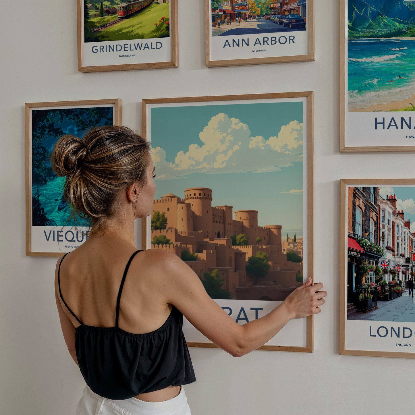 Herat Poster - Afghanistan Wall Art - Adobe Walled Towers Home Decor