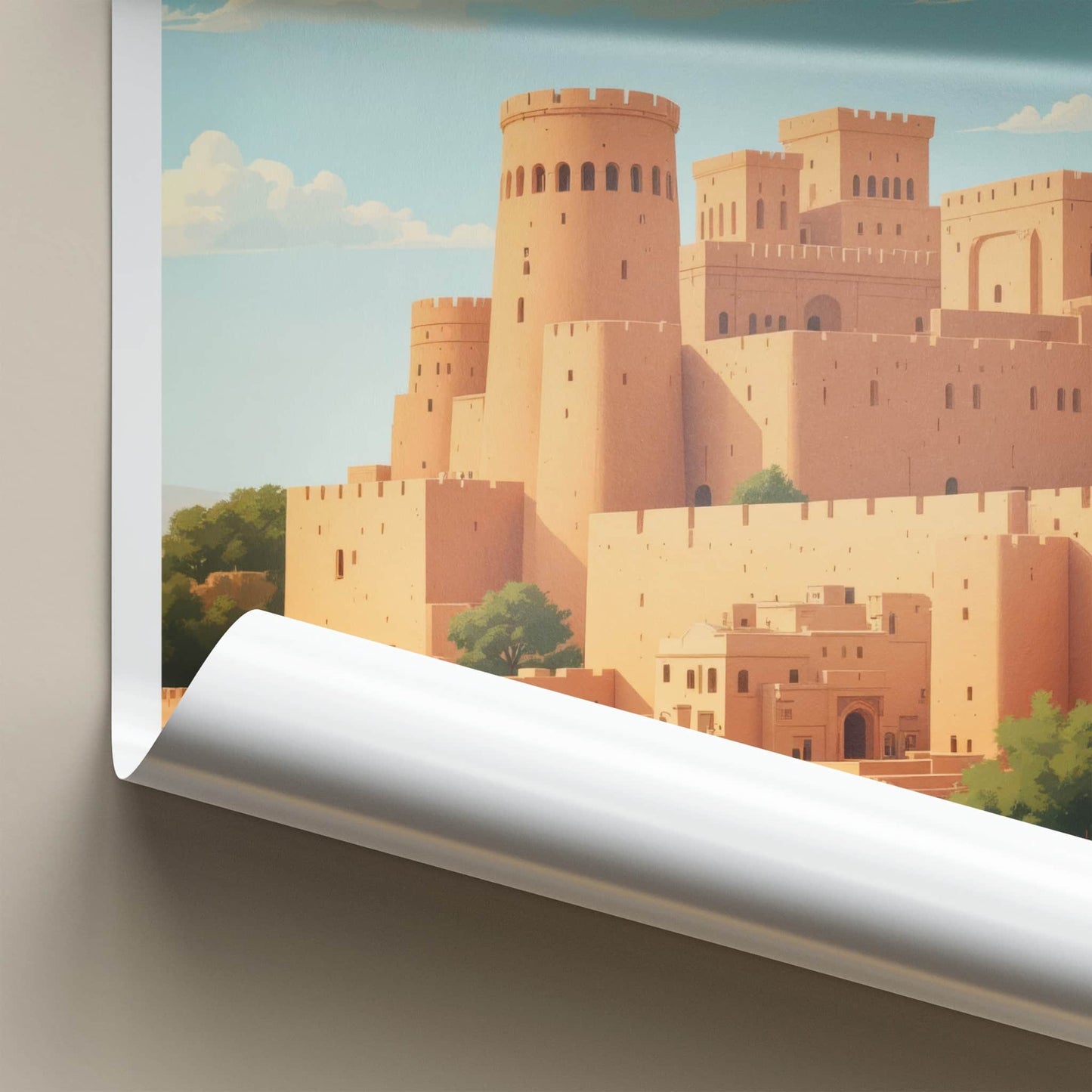 Herat Poster - Afghanistan Wall Art - Ancient Citadel Structures Home Decor