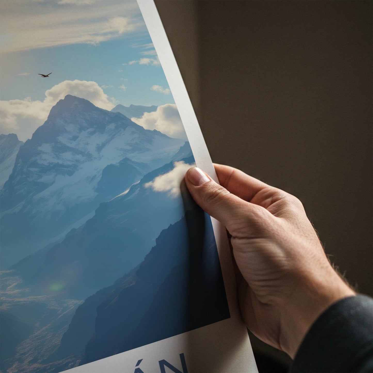 Huascaran Poster - Peru Travel Art - Majestic Mountain Glacier Home Decor