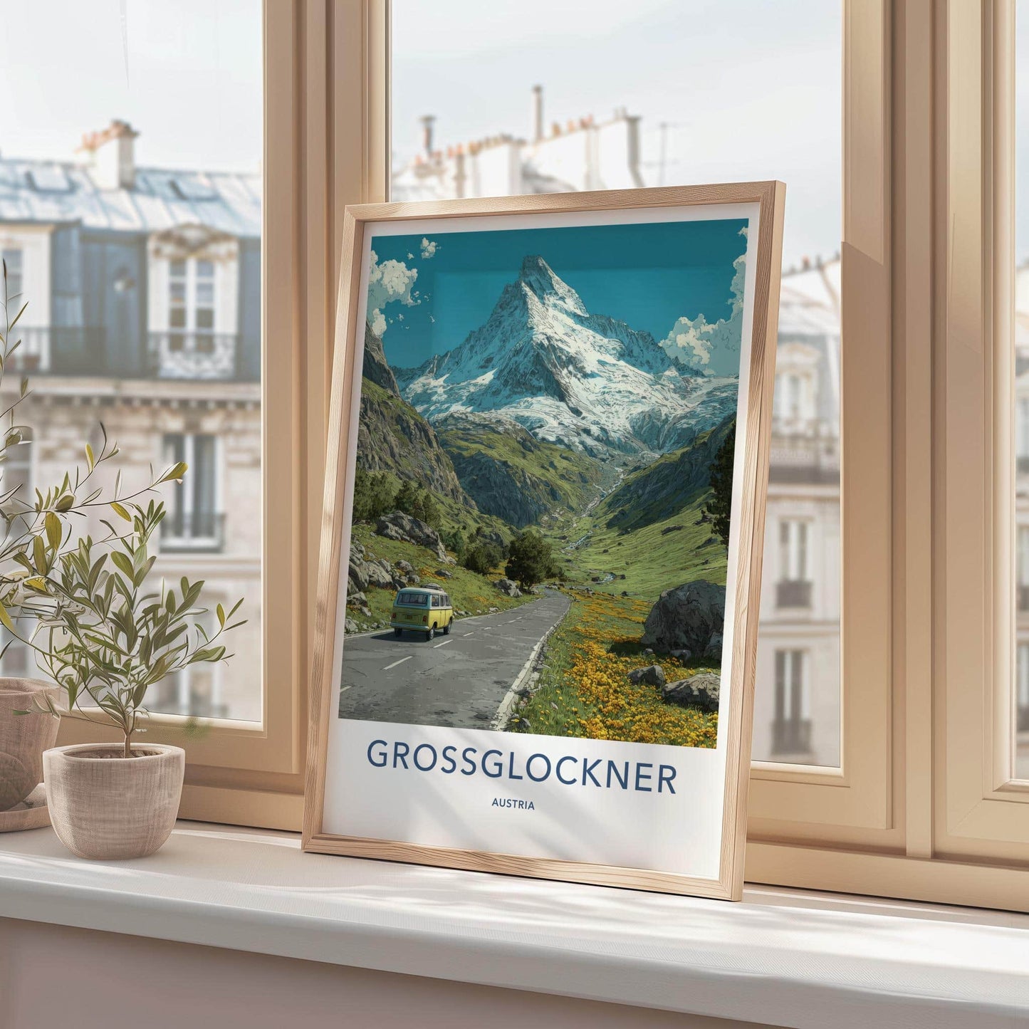 Grossglockner Poster - Austria Travel Art - Alpine Road Journey Home Decor
