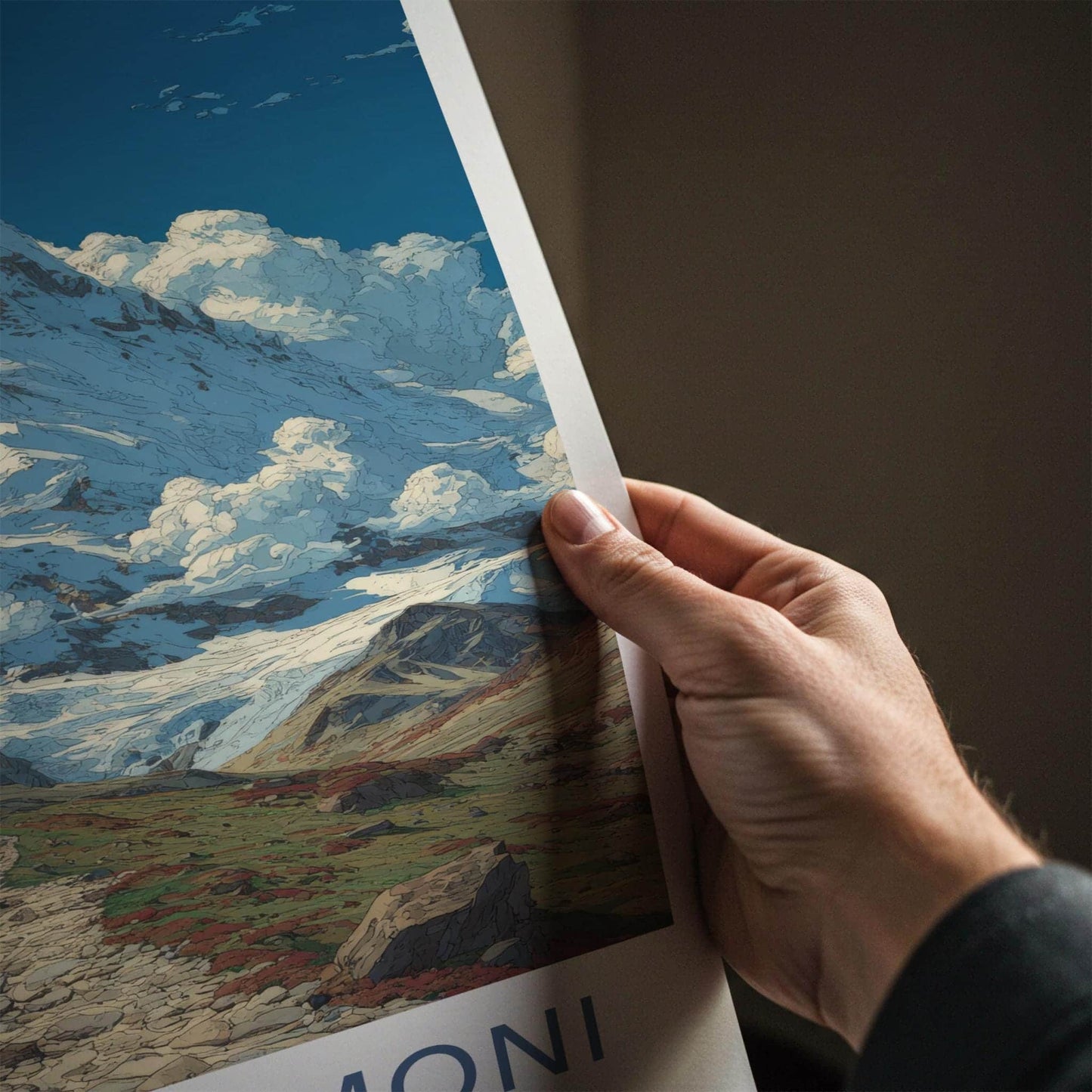 Ismoil Somoni Poster - Tajikistan Wall Art - Rugged Mountain Path Gift