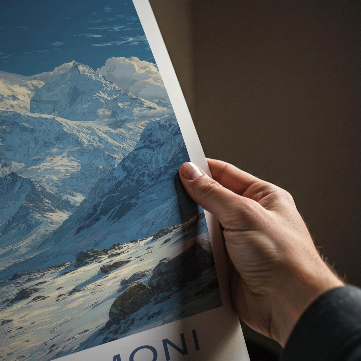 Ismoil Somoni Poster - Tajikistan Wall Art - Vast Snowy Landscape Home Decor