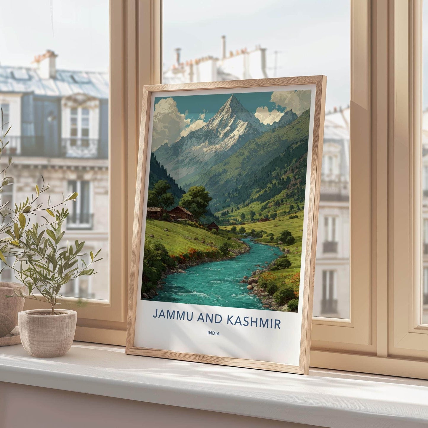 Jammu And Kashmir Poster - India Travel Art - Jammu And Kashmir Wall Decor