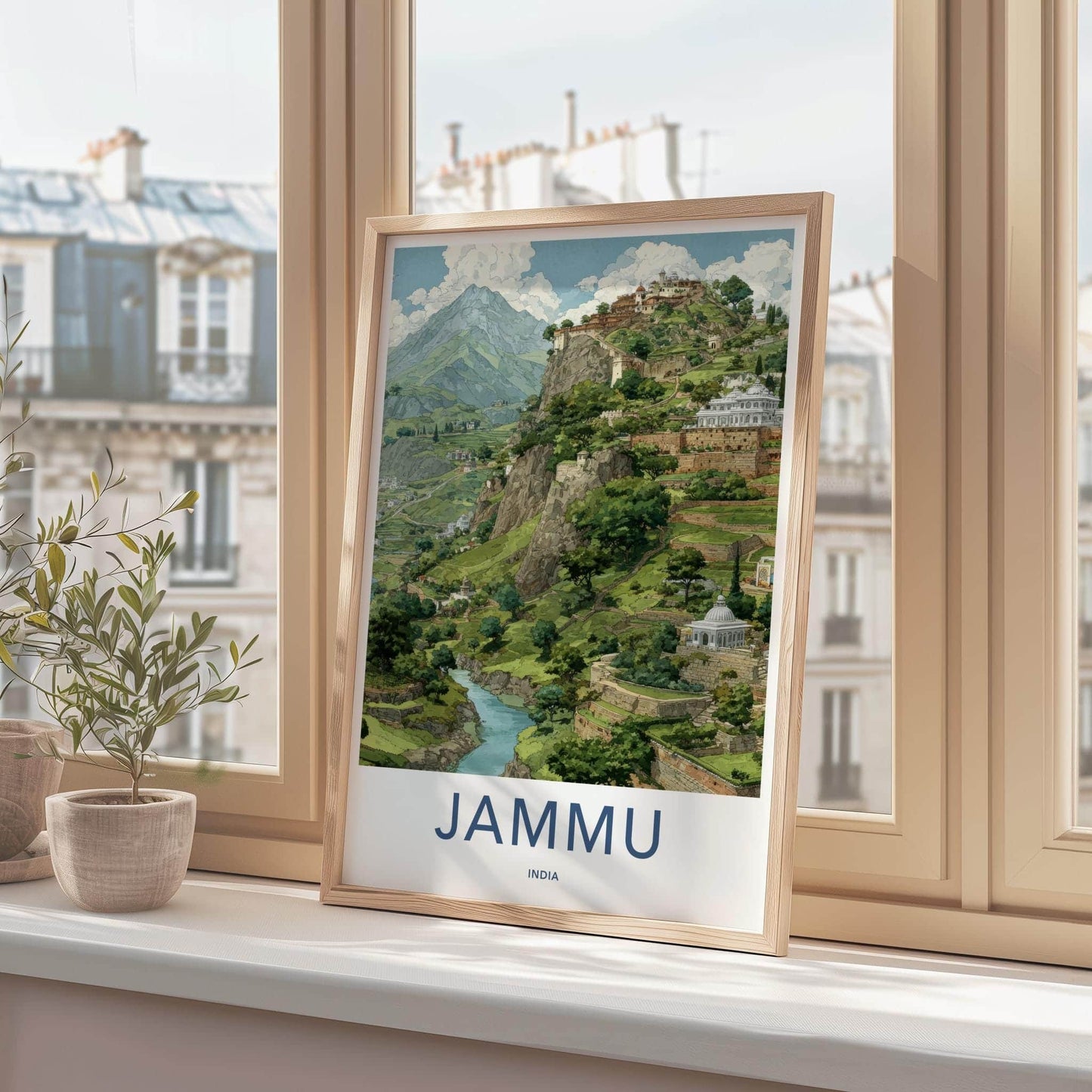Jammu Poster - India Framed Print - Jammu And Kashmir Framed Decor