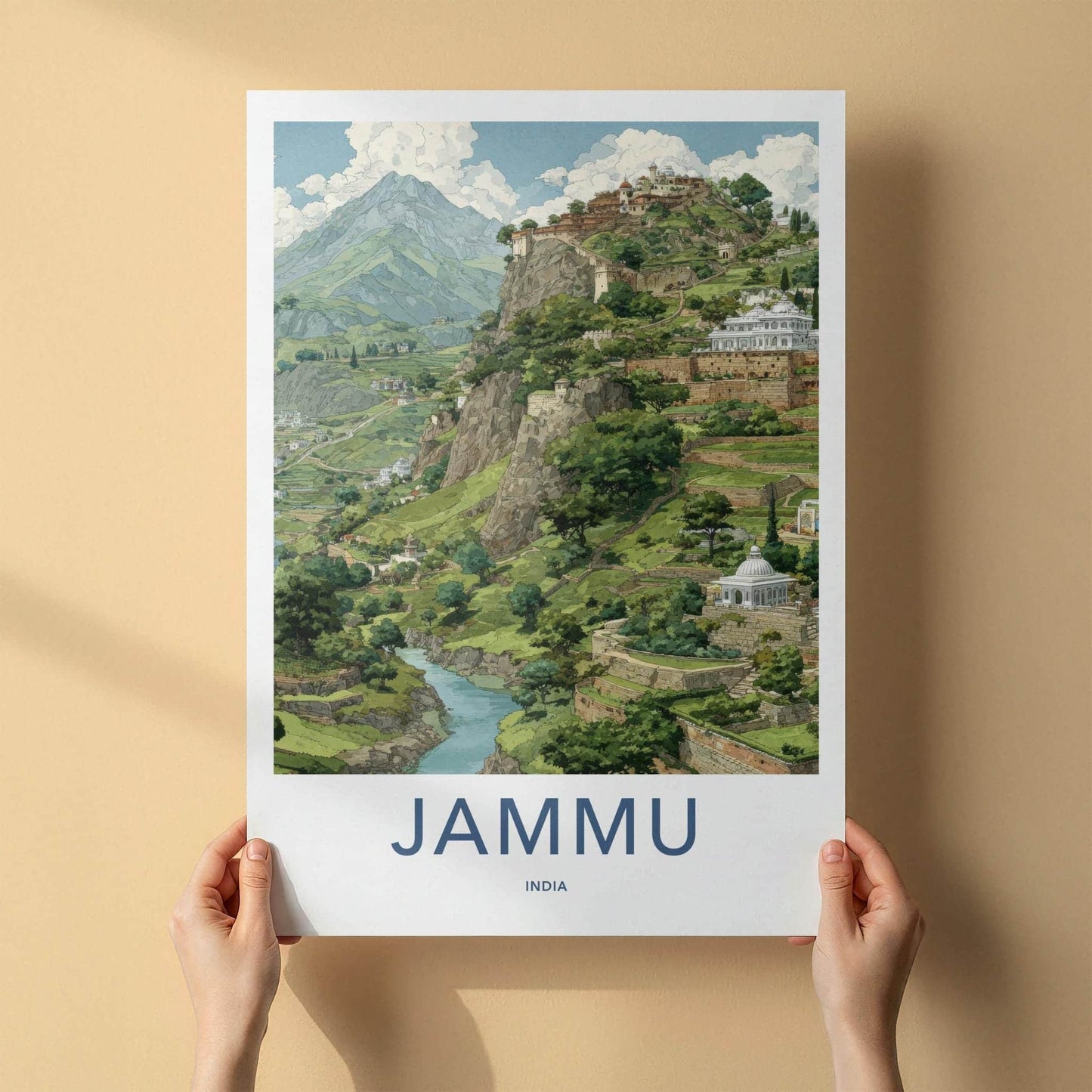 Jammu Poster - India Framed Print - Jammu And Kashmir Framed Decor
