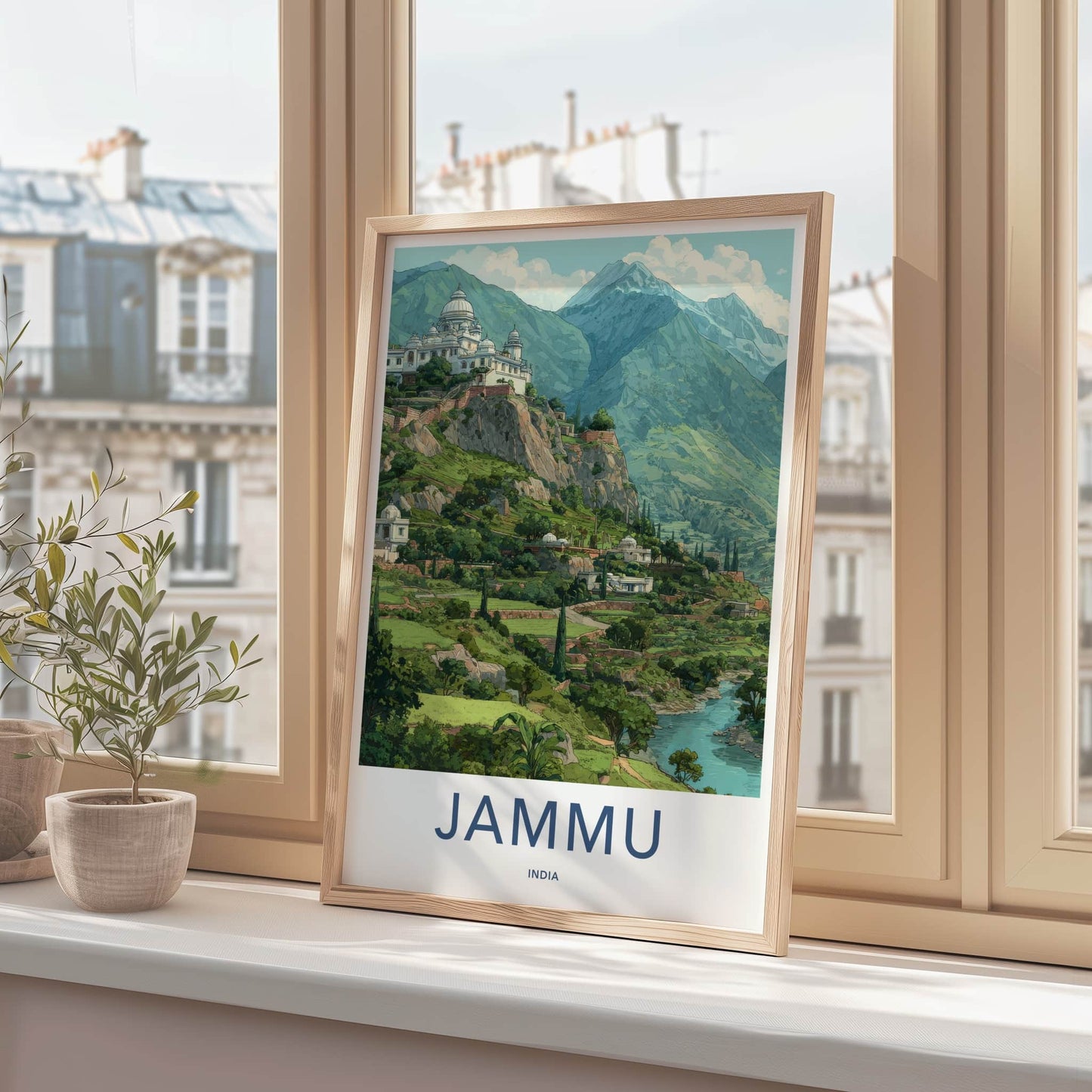 Jammu Poster - India Jammu Kashmir Mountain Palace Gallery Art