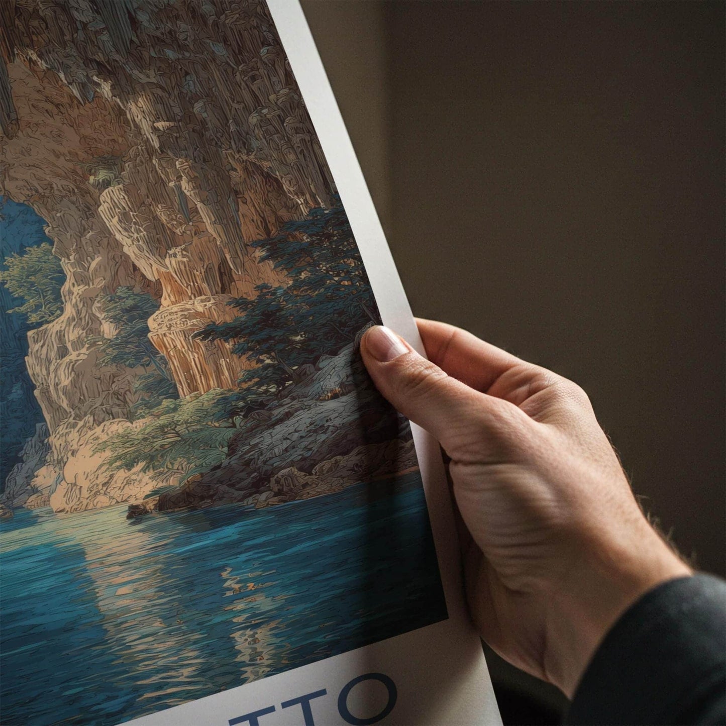 Jeita Grotto Poster - Lebanon Travel Art - Subterranean River Cave Home Decor