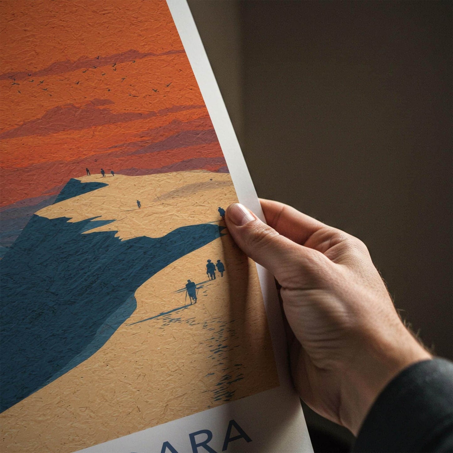 Jericoacoara Poster - Brazil Framed Print - Dune Sunset Ocean Lounge Decor