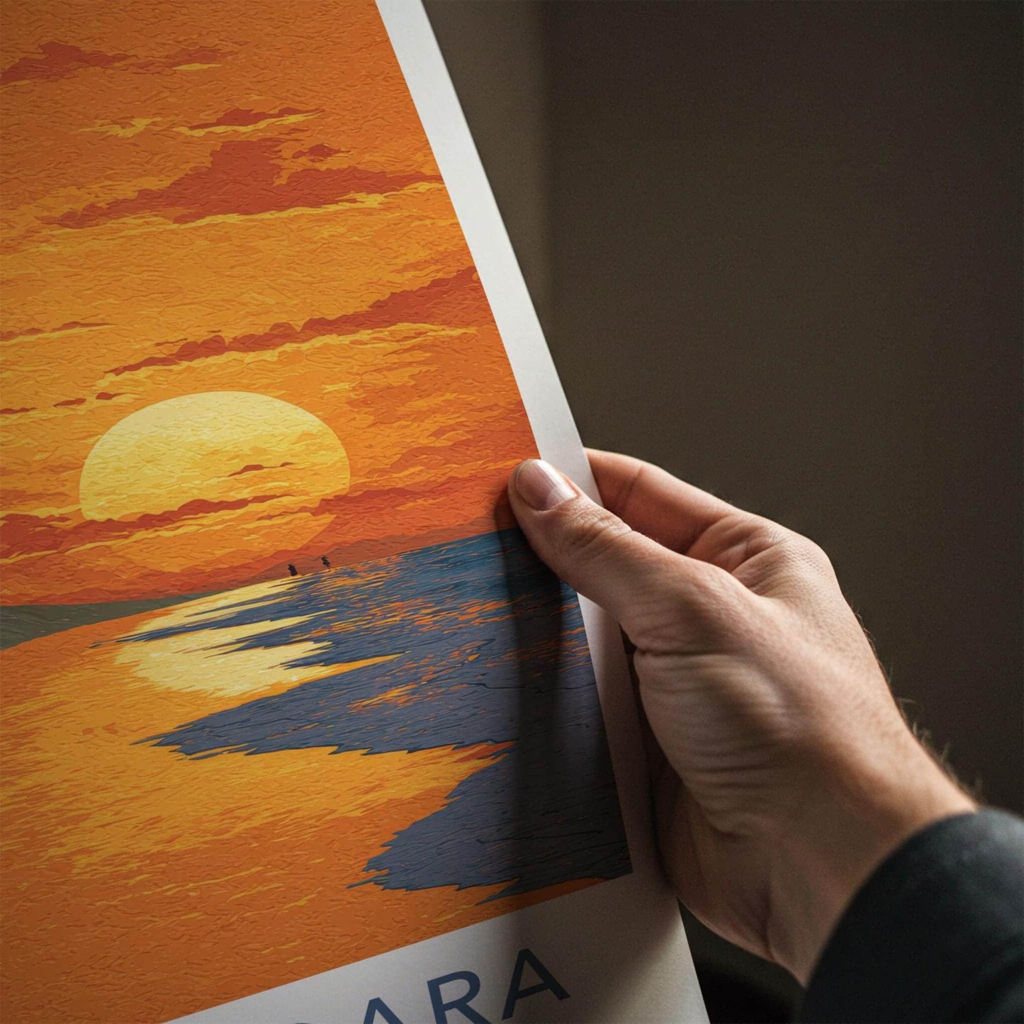 Jericoacoara Poster - Brazil Travel Art - Golden Beach Sunset Home Decor