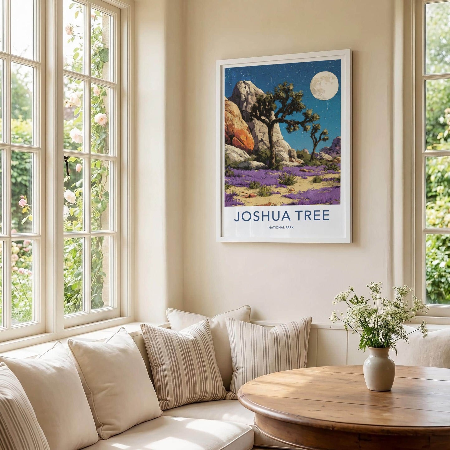 Joshua Tree National Park Poster - California Fine Art - Starry Night Vista Gift
