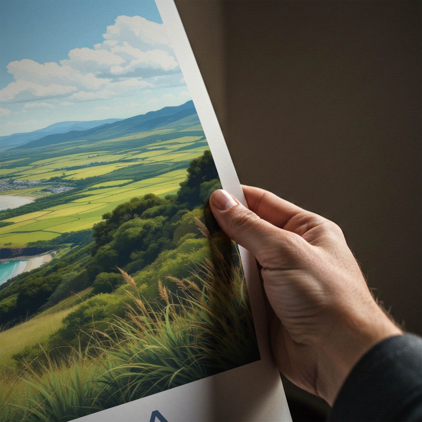 Kaipara Poster - New Zealand Art Print - Turquoise Bay Hills Home Decor