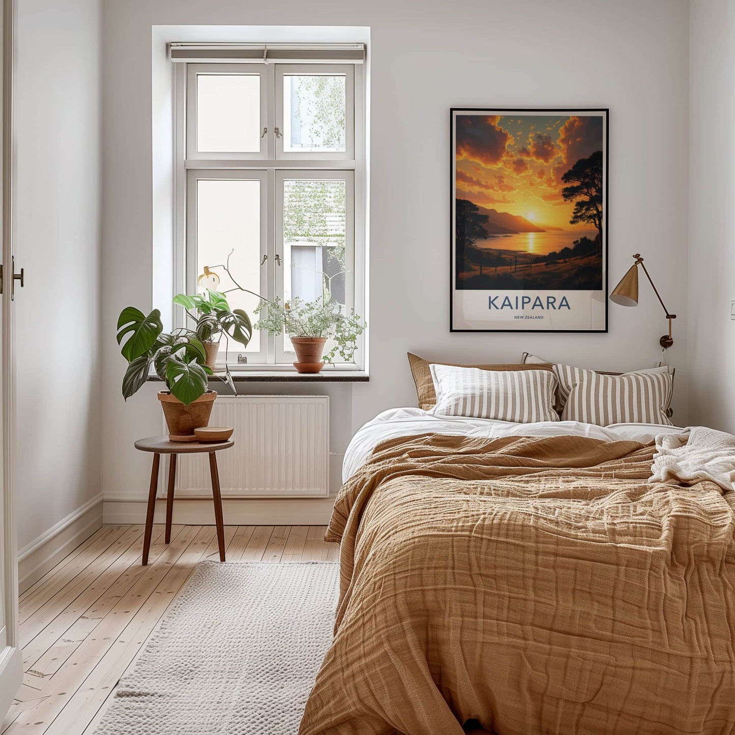 Kaipara Poster - New Zealand Travel Art - Golden Bay Sunset Wall Decor