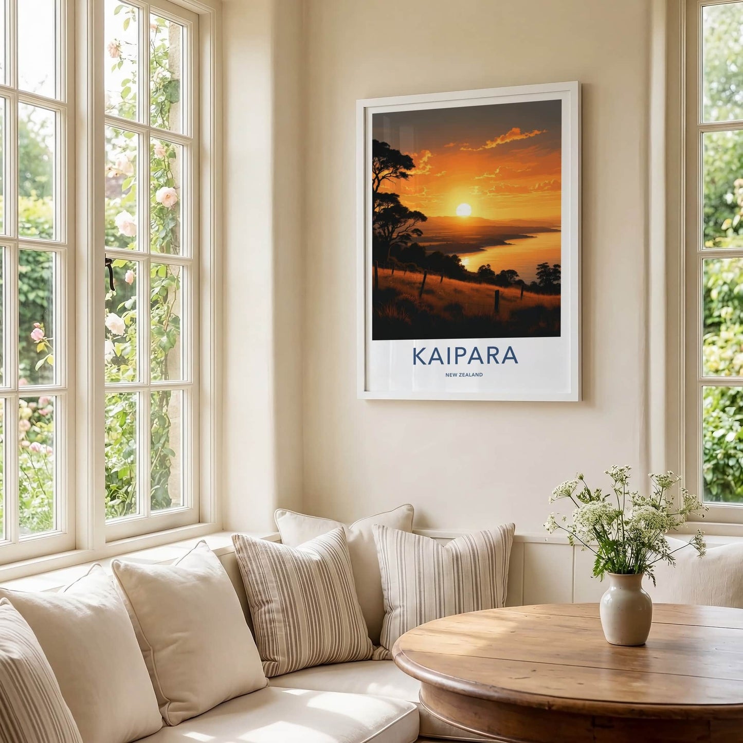 Kaipara Poster - New Zealand Travel Art - Golden Bay Sunset Wall Decor 2