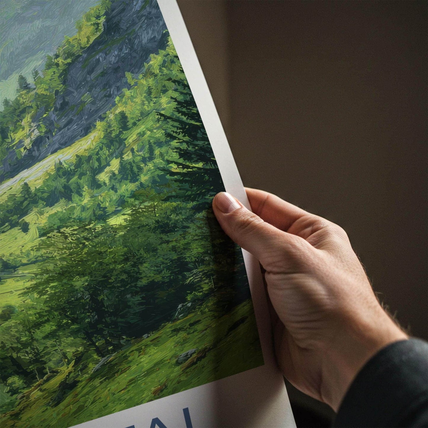 Kaisertal Poster - Austria Wall Art - Lush Mountain Valley Home Decor