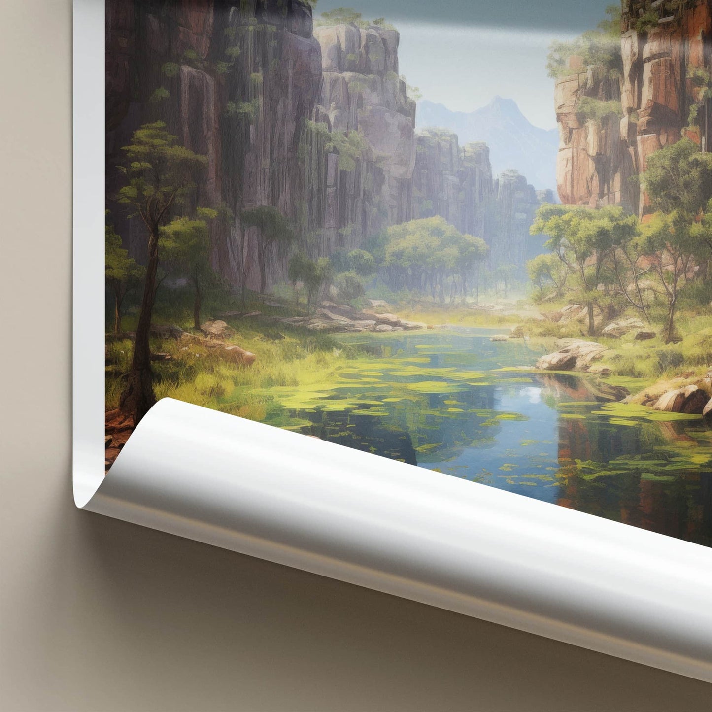 Kakadu National Park Poster - Australia Travel Art - Canyon River Landscape Home Decor
