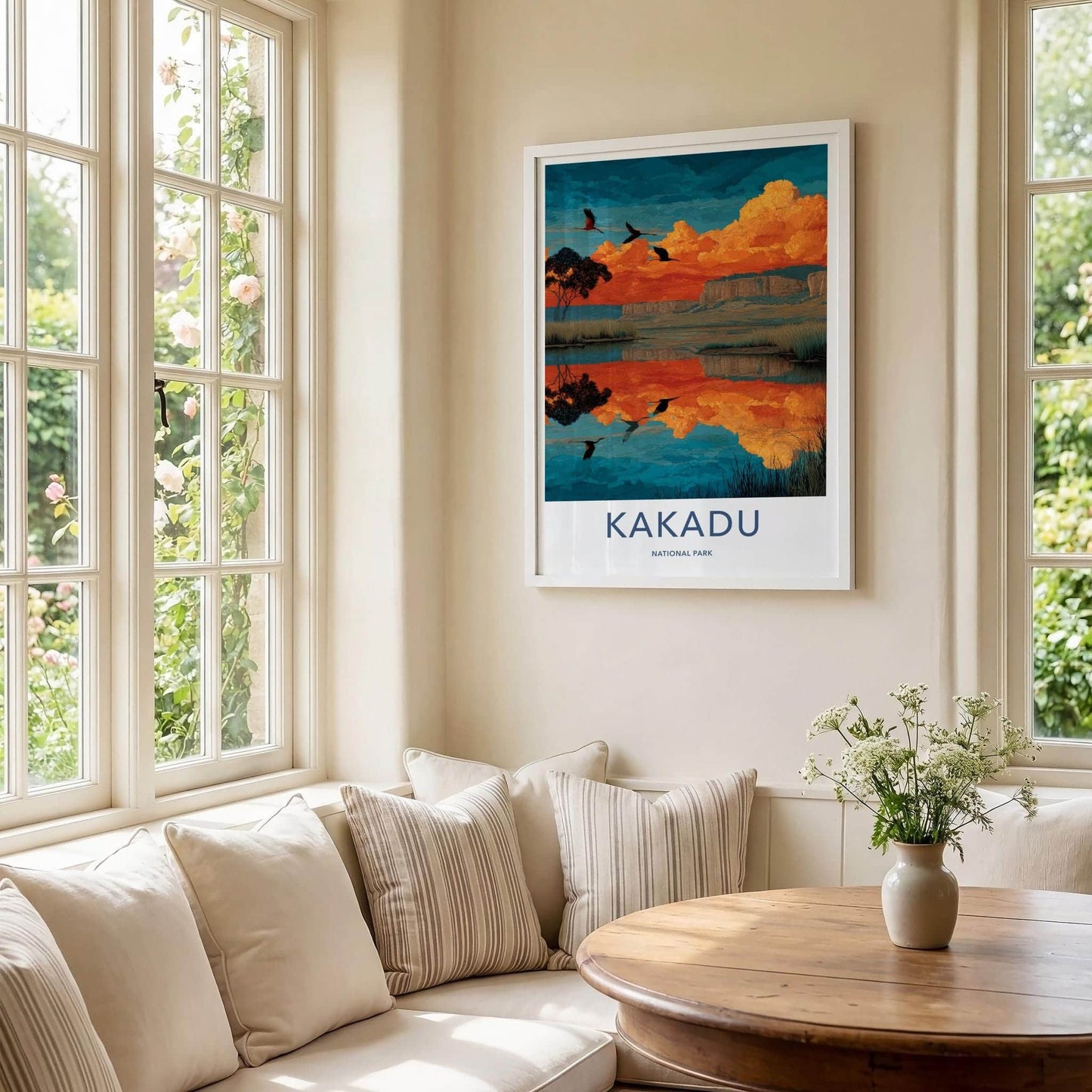 Kakadu National Park Poster - Australia Wall Art - Orange Sky Cliffs Gift