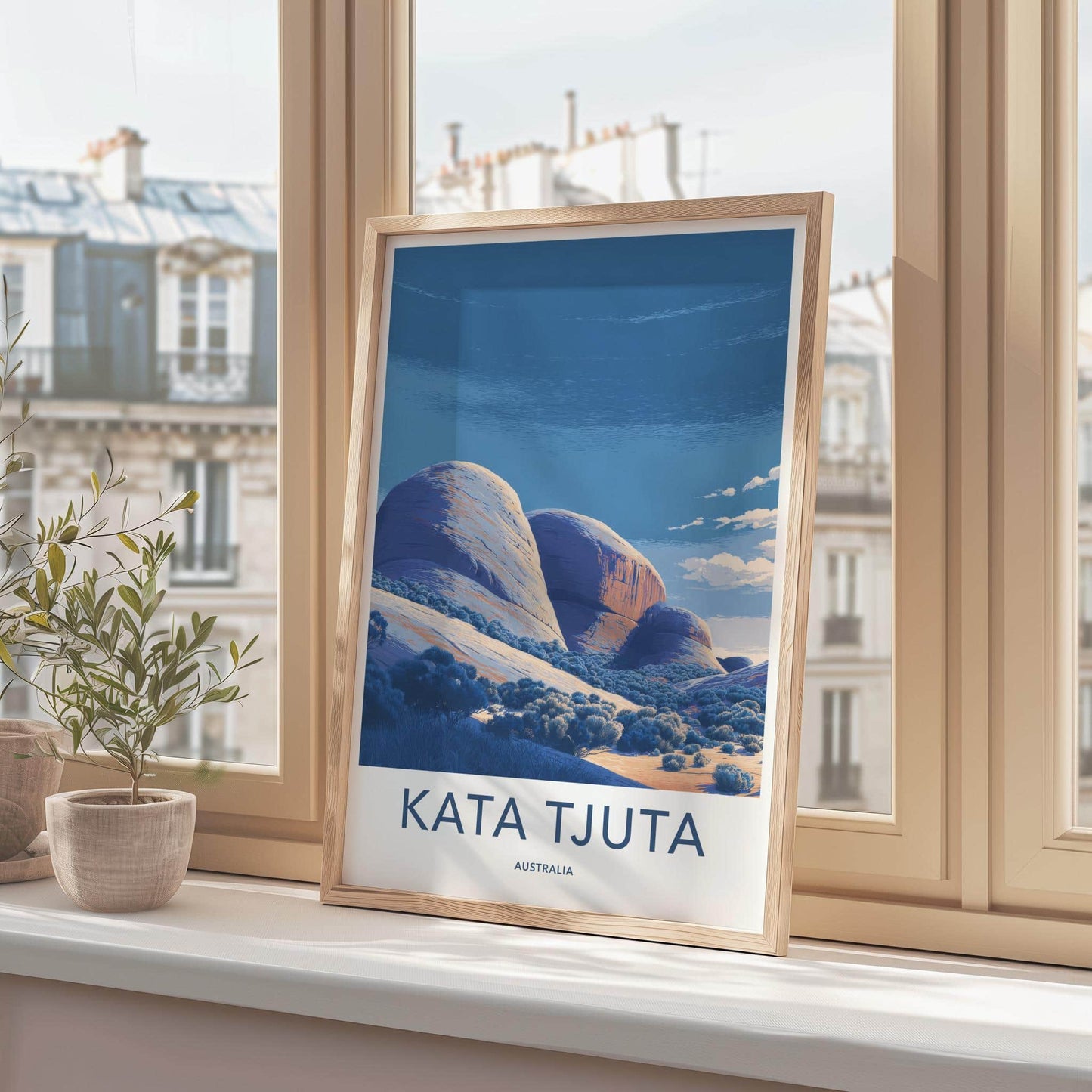 Kata Tjuta Poster - Australia Wall Art - Desert Rock Formations Home Decor