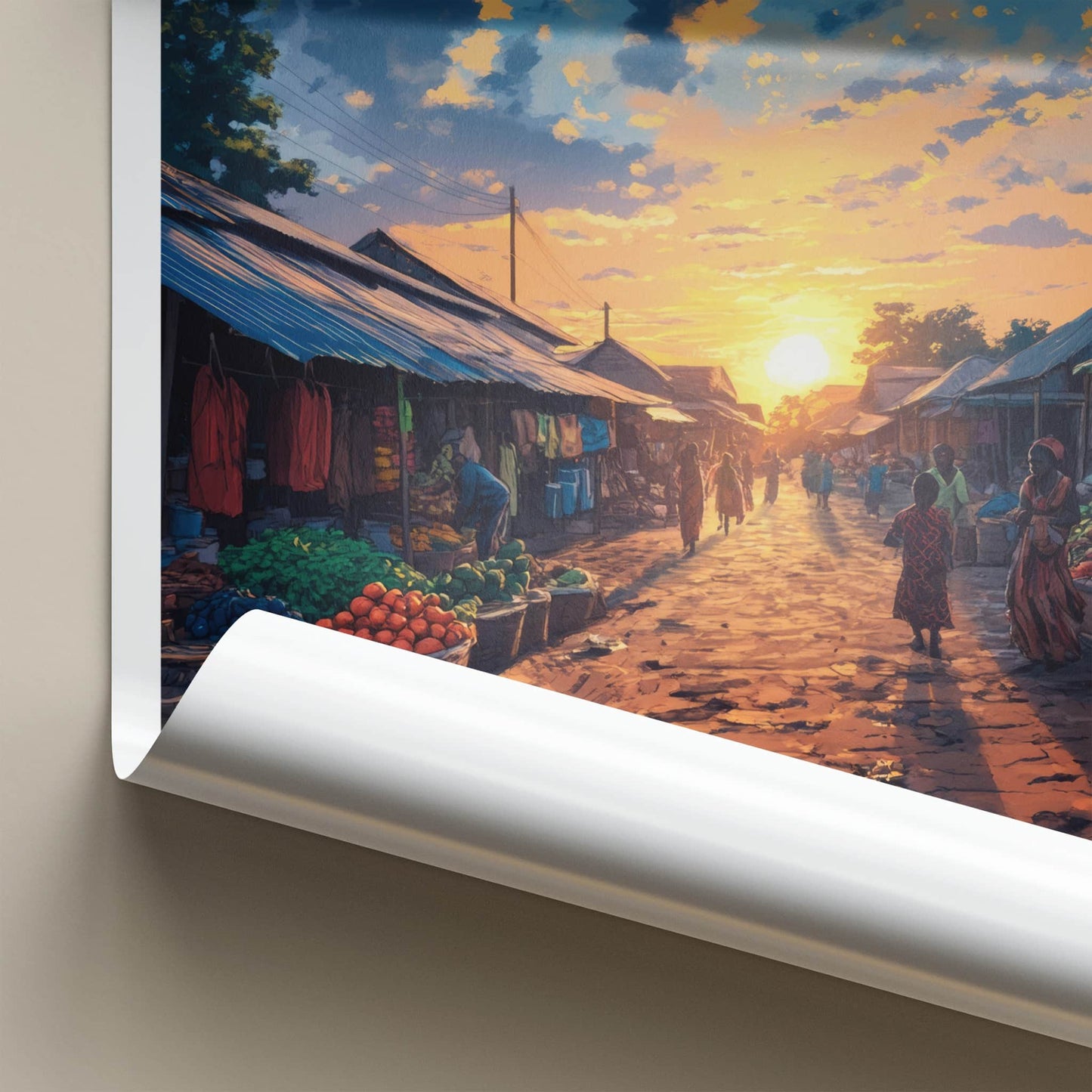 Kimpese Poster - Democratic Republic of the Congo Fine Art - Bright Sky Market Gift