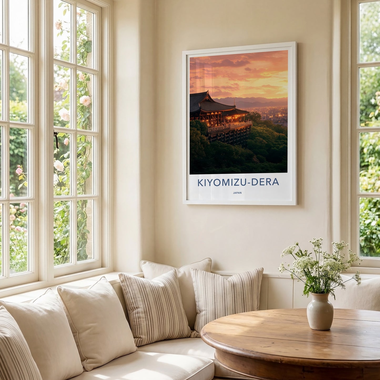 Kiyomizu-dera Poster - Japan Travel Art - Ancient Temple View Home Decor
