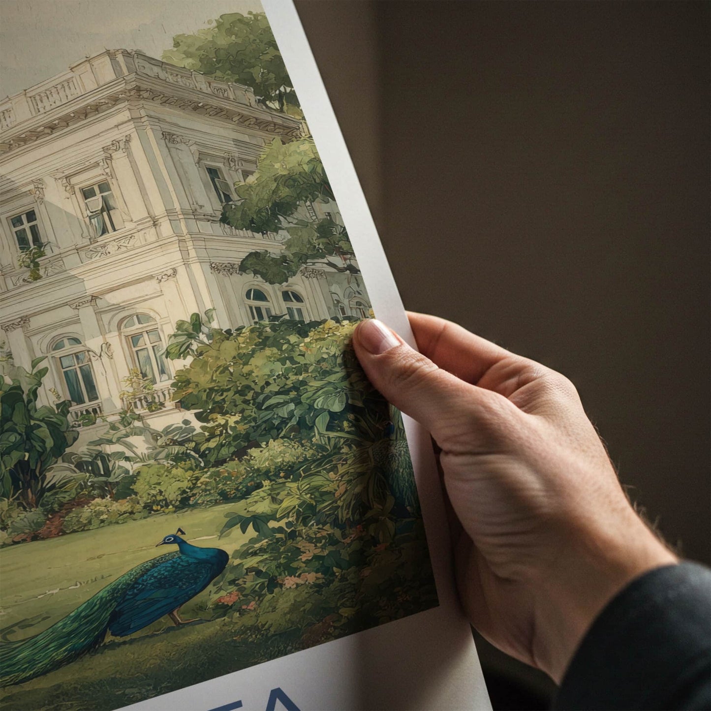 Kolkata Poster - India West Bengal Peacock Manor Art Print