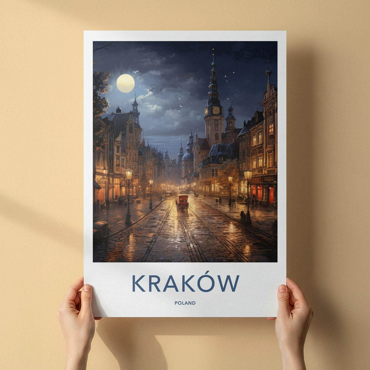 Kraków Poster - Poland Wall Art
